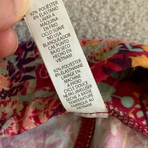 Like NEW LuLaRoe minor flora/leaves leggings, OS - Picture 10 of 14